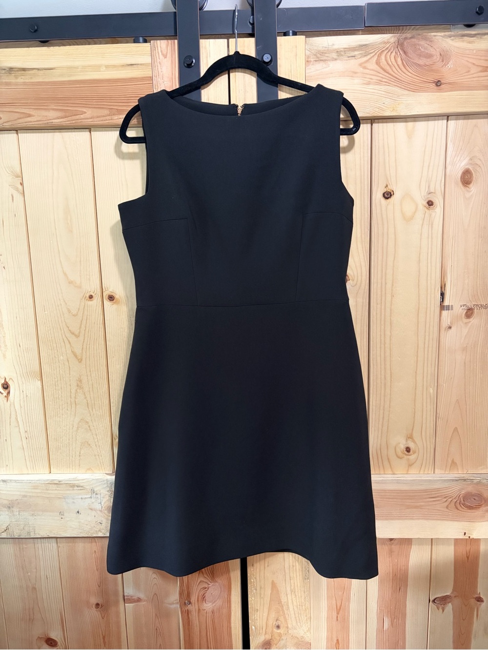 Kate Spade Women’s Sz 12 Black Midi Cocktail Dress BlackTie Wedding Event Party
